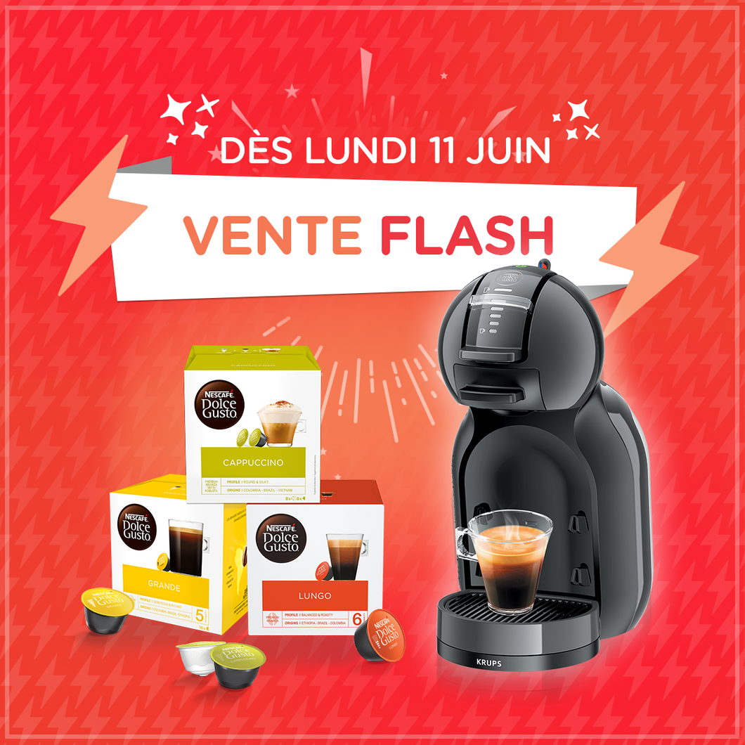 MINI ME AUTOMATIQUE Dolce Gusto + 3 paquets de capsule offert (48pcs)