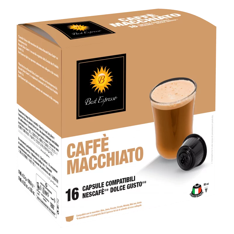 x16 Café Macchiato Compatibles Machine à Café Dolce Gusto®