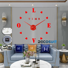 Charger l&#39;image dans la galerie, 3D Horloge Murale sans cadre (LOVE)
